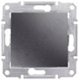 Вимикач одноклавішний Schneider Electric Sedna 10А Графіт SDN0100170